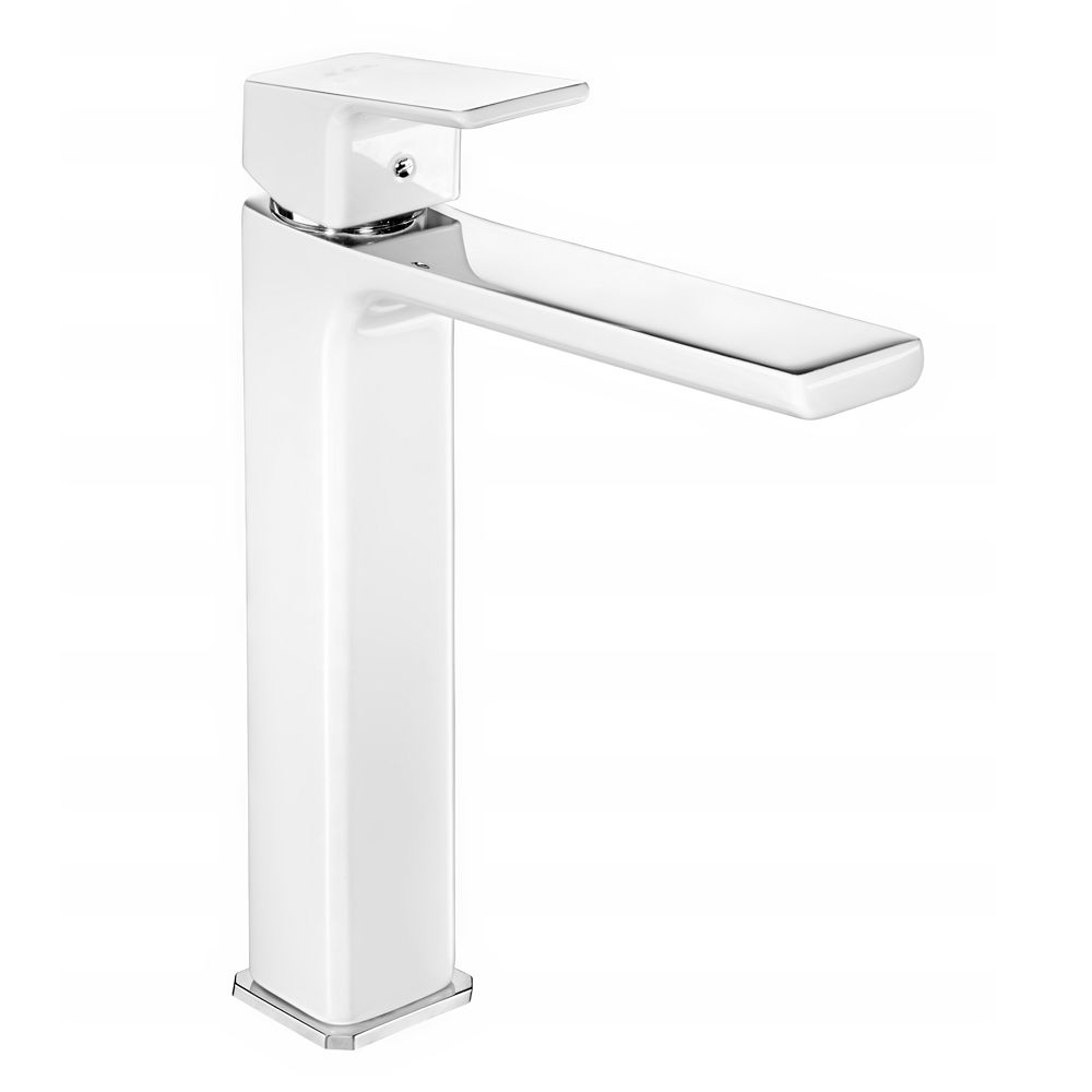 104888002  Смеситель для умывальника Tiera High Type - Белый-Хром Eca  - Вид №1