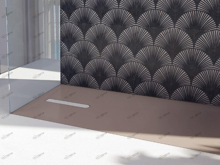 Relax Design Нескользящий душевой поддон на уровне пола из luxolid® sun-id-1472777