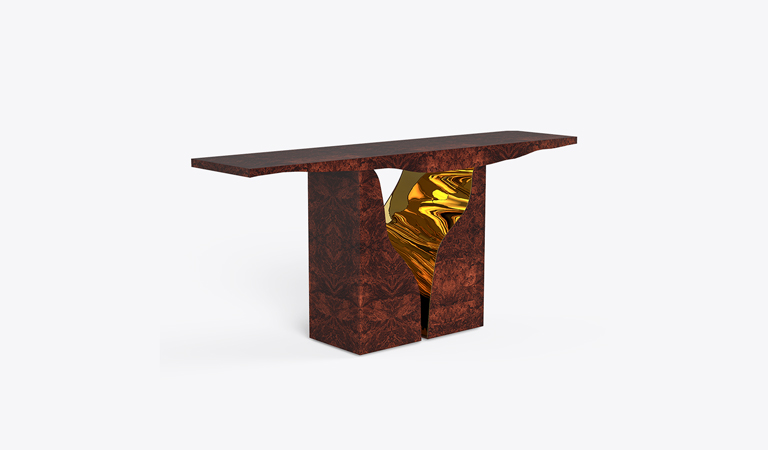 0-205 Консоль из орехового дерева Lapiaz Boca Do Lobo  - Вид №10