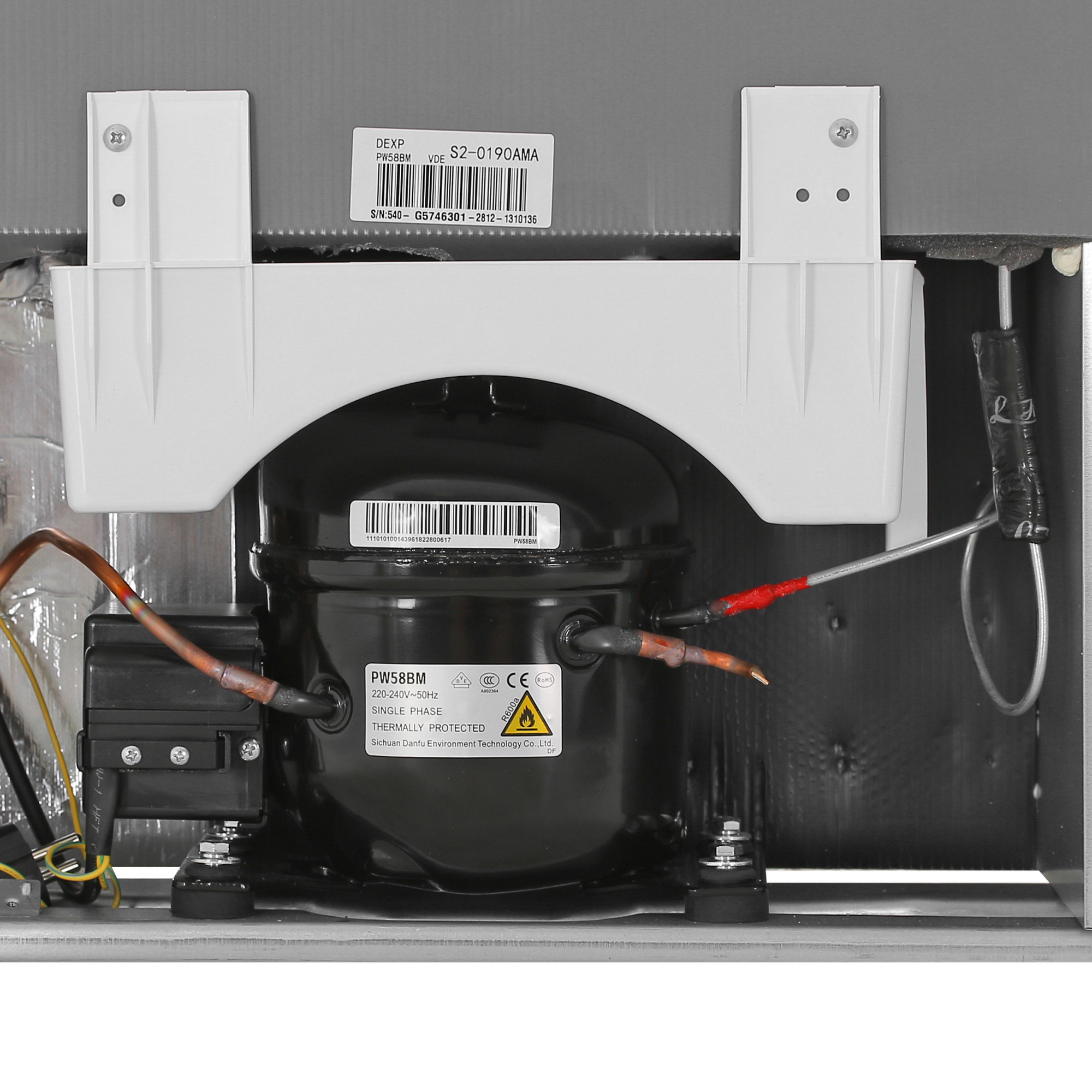 5039492 Холодильник компактный   DEXP S2-0190AMA белый STDN-0145612 - Вид №11