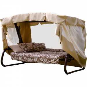 83672951 Качели садовые Мерелин 4-х местные (до 450 кг) коричневый