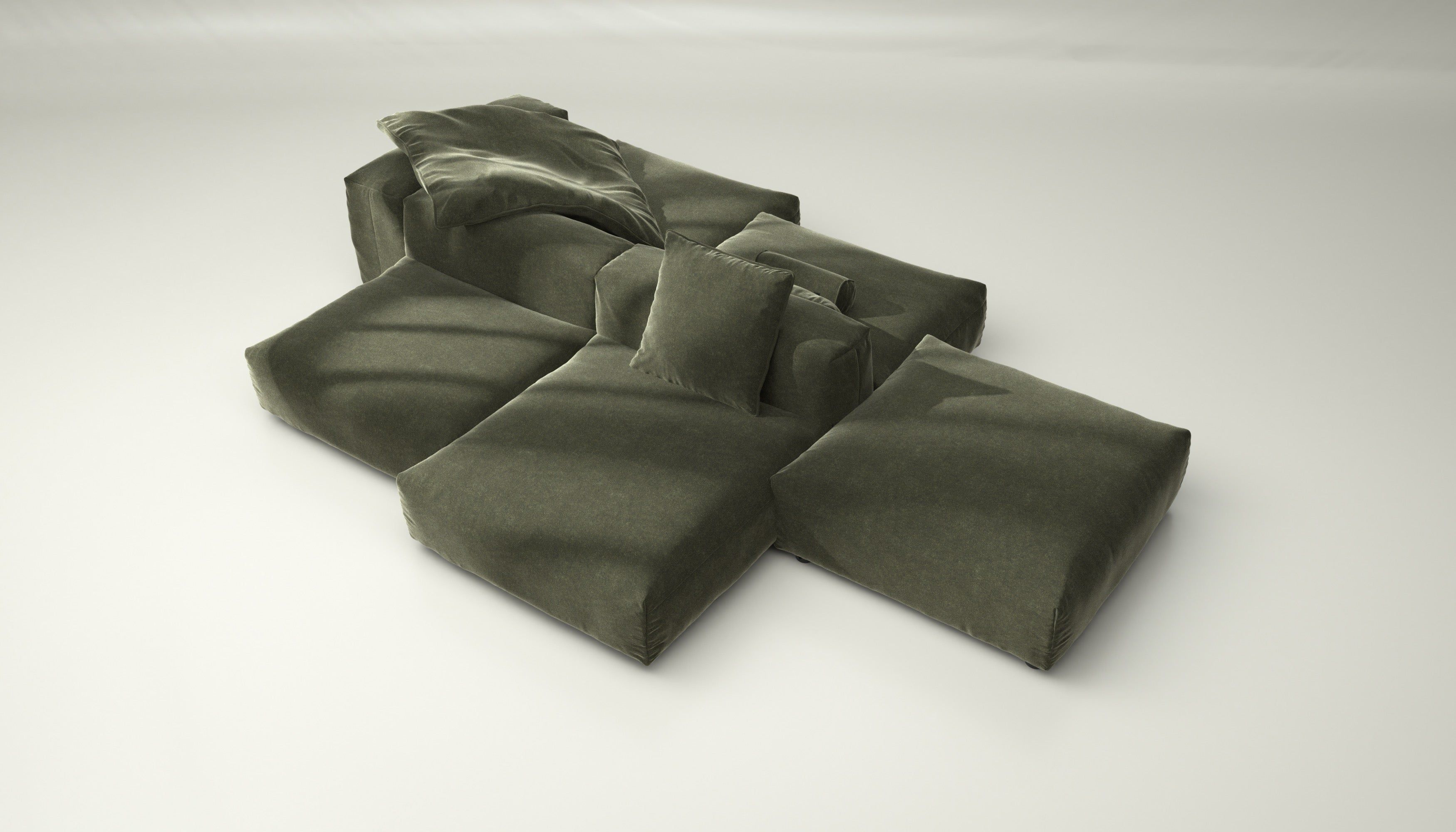 Двухсторонний модульный диван vetsak Suave ARCH-00024041 - Вид №27