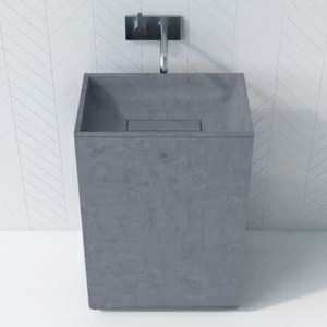 WB609SERYJ Накладная раковина на столешницу  прямоугольная BetOn