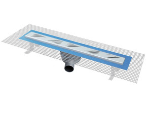 Pratiko ванная комната 2 ABS сифонный канал с решеткой из нержавеющей стали