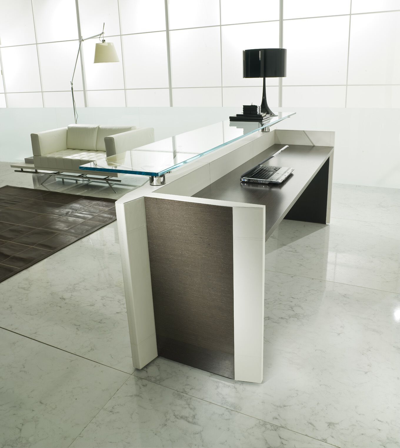 Стойка регистрации из дерева и стекла i 4 Mariani De_Symetria ARCH-00079958 - Вид №3