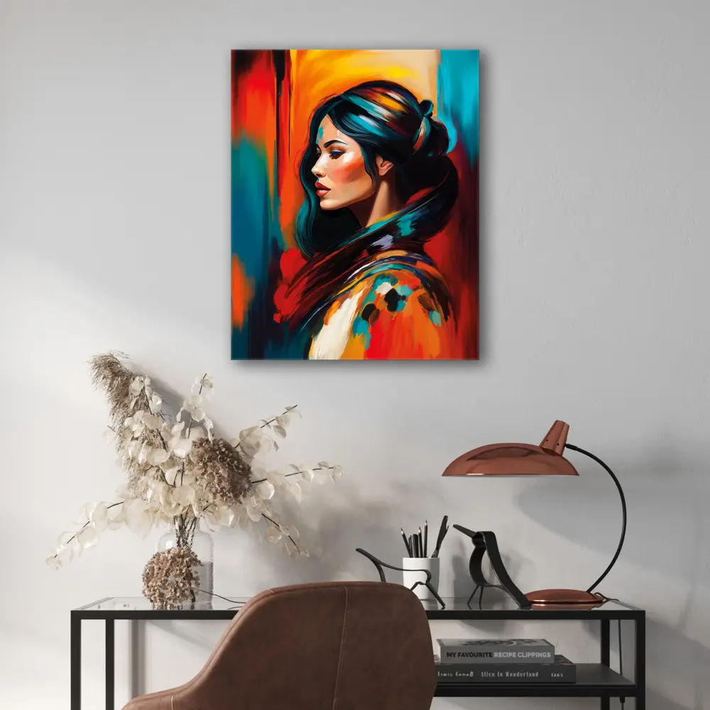 Картина на стекле Postermarket Яркая девушка 40x50 см 87890647 STLM-2160545  - Вид №2
