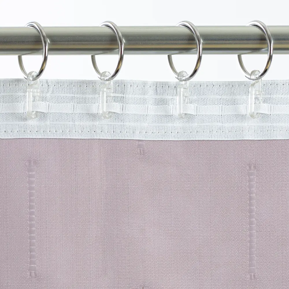Штора MIAMOZA Даниэла 200x280 см розовая рогожка 89405539 STLM-1565228 - Вид №4