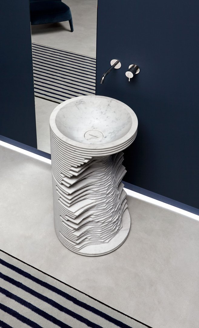 Introverso Напольная раковина стоящая прямоугольная Antoniolupi  - Вид №10