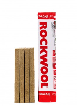 Утеплитель Rockwool РОКФАСАД 1000х600х50 мм (2,4м2;0,12м3) 14099 - Вид №3