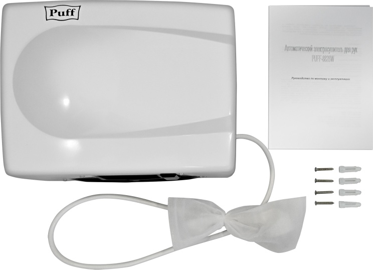1401.333 Сушилка для рук антивандальная тихая 8828W PUFF  - Вид №5