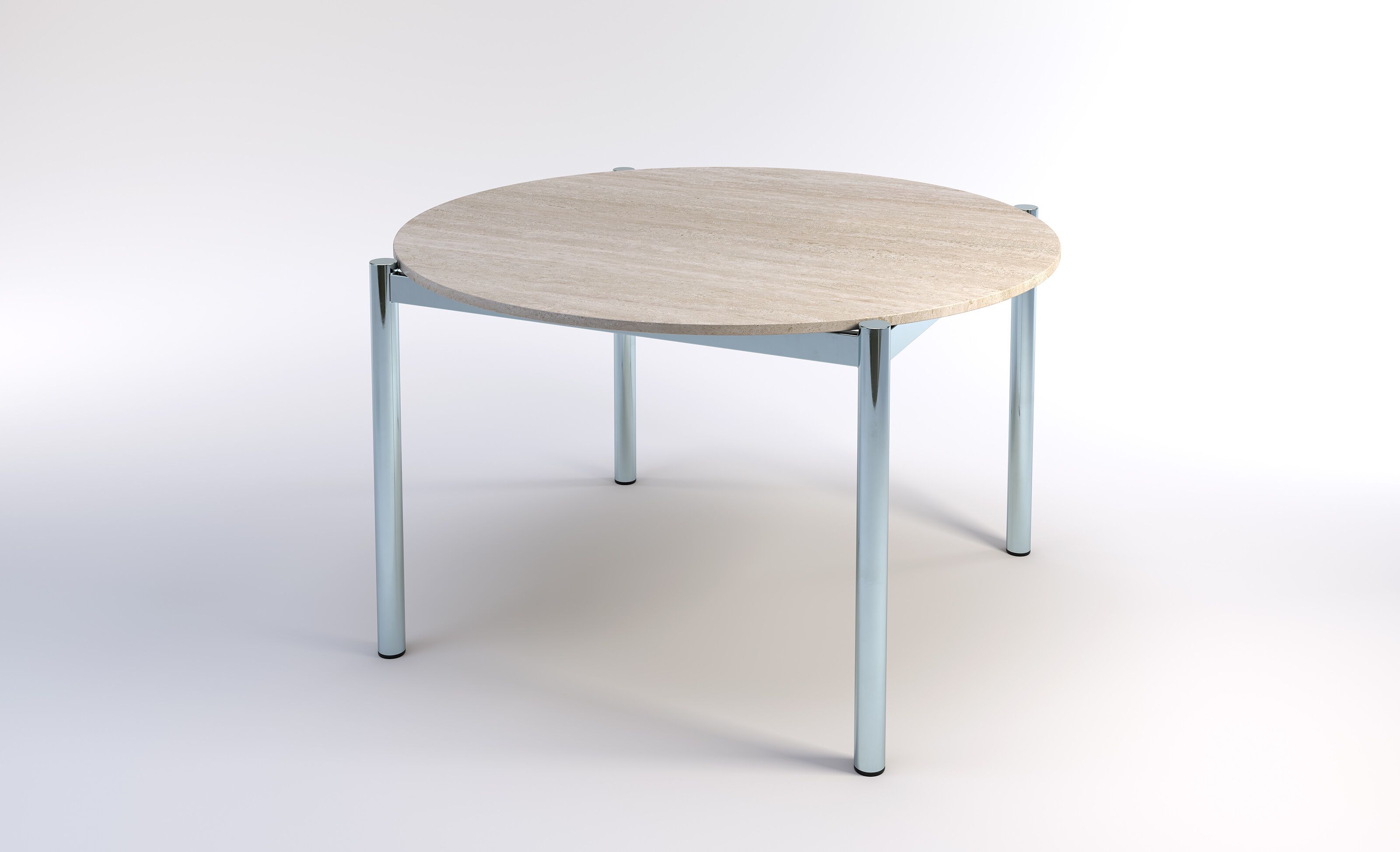 Круглый каменный обеденный стол Phase Design Fryman ARCH-00017776 - Вид №1