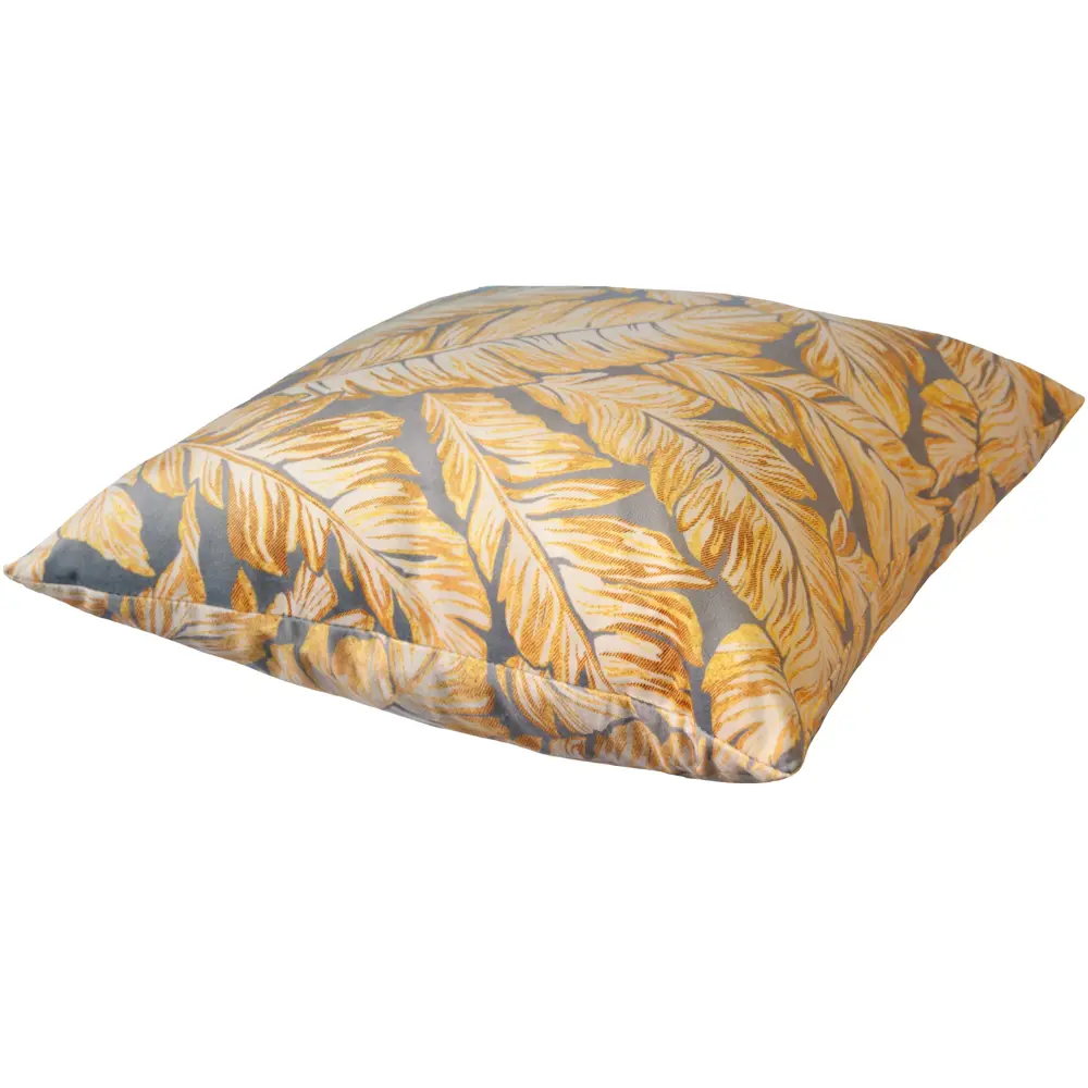 Подушка Seasons Felche 43х43 см бархат цвет серый STLM-2139258 - Вид №1