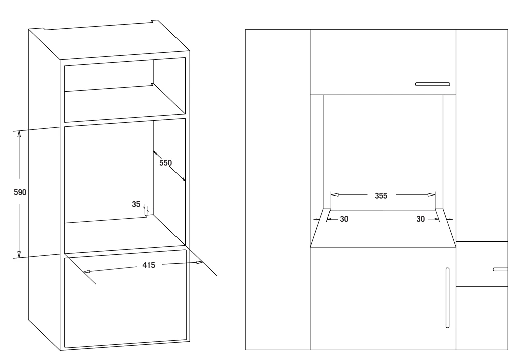 9140903 Электрический духовой шкаф Delvento V4ES15057 черный STDN-0134522 - Вид №11