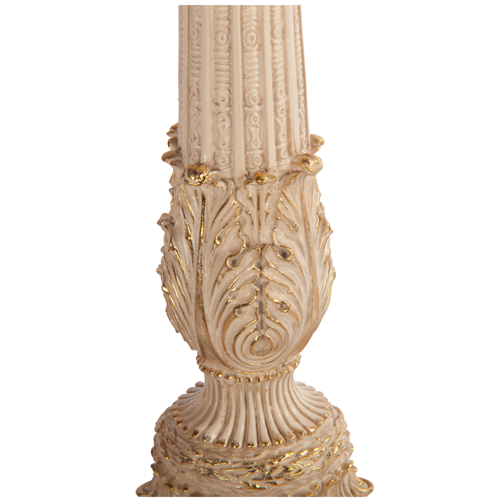 32022,34051 Настольная лампа Колонна Испанская Айвори Маргарита Персик BOGACHO 4627138210987, 4627138151662 - Вид №3