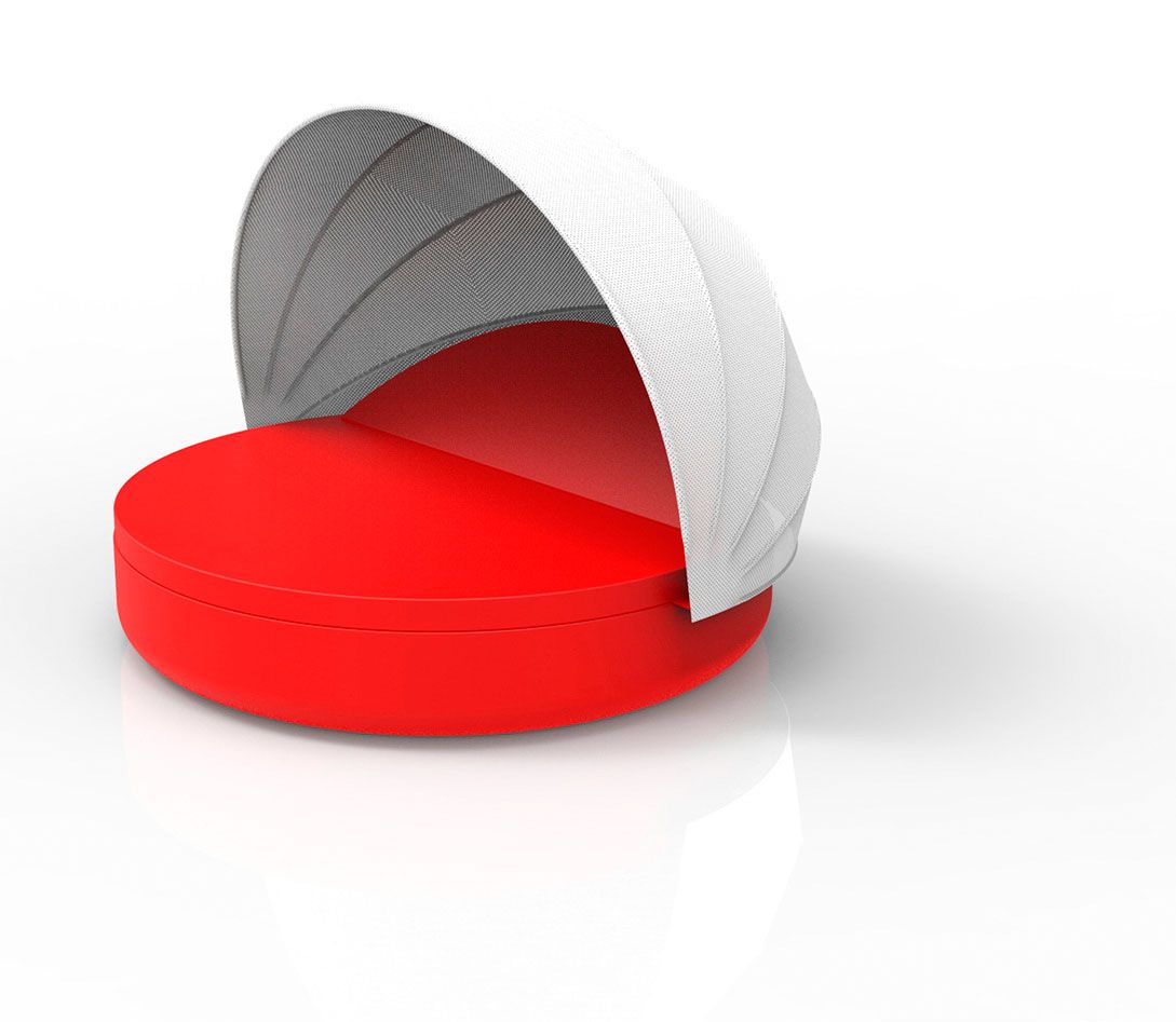 088226 Кровать Ulm c откидной спинкой и складным навесом Vondom Vela - Вид №11