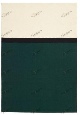 valerie_objects Прямоугольный коврик ручной работы из шерсти в полоску  V7017001l/m/s 