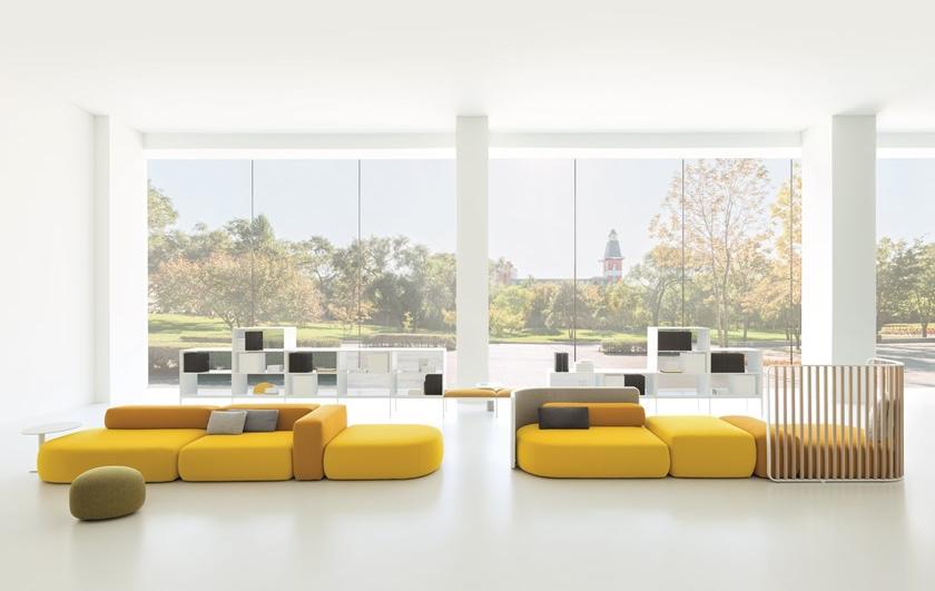 Lapalma Модульный диван со съемным чехлом из ткани Plus sun-id-1360796 - Вид №2