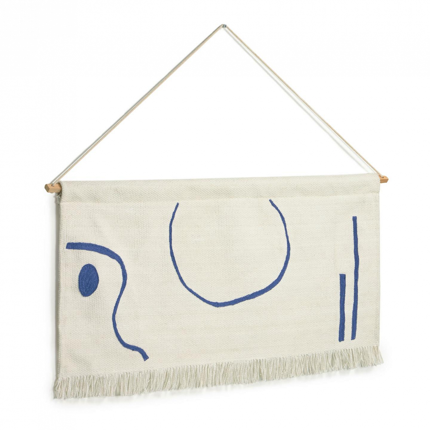 101288 Гобелен с синими фигурами 70 х 28 см La Forma Atal