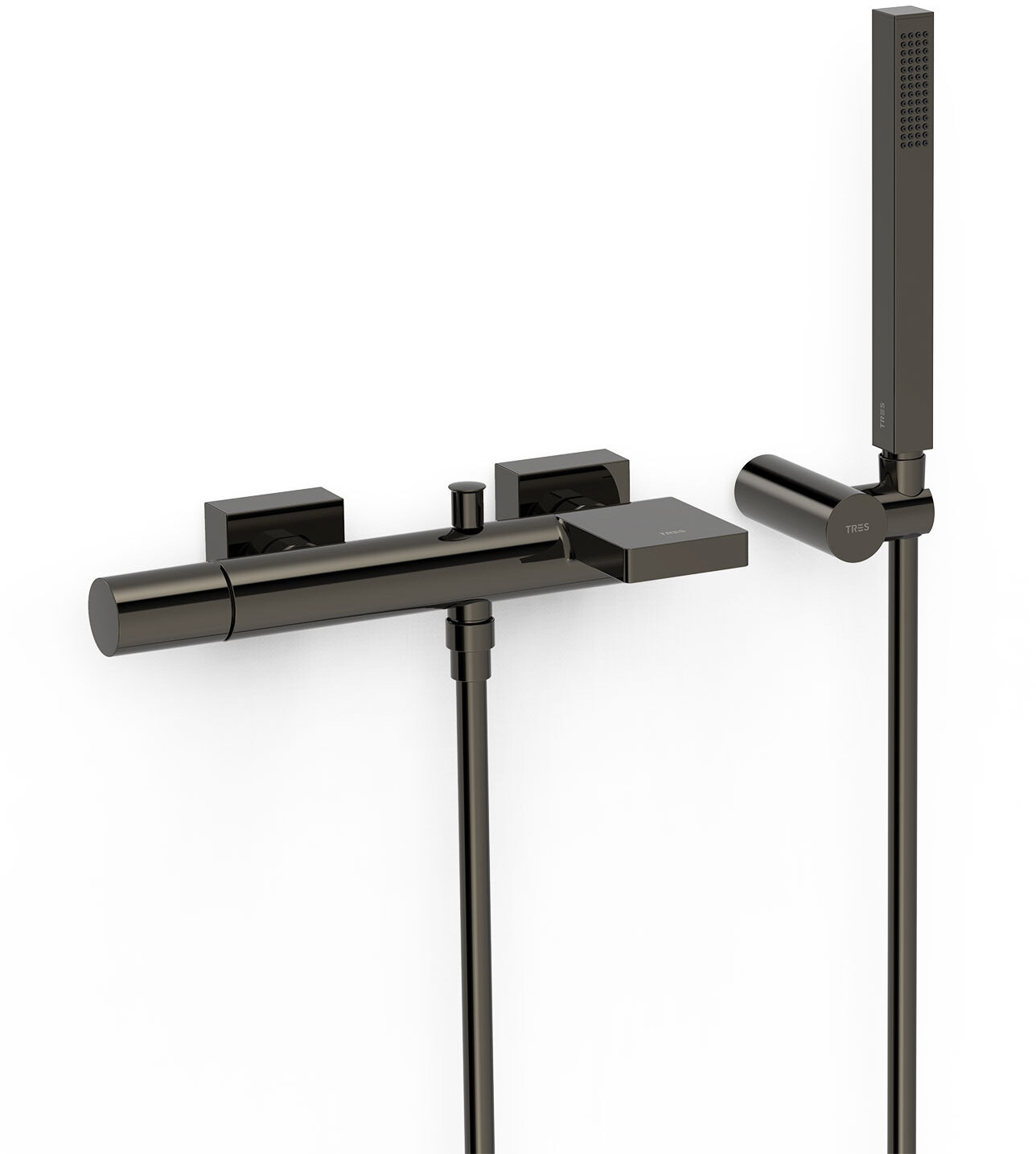 PROJECT-Настенный смеситель TRES с одной ручкой для ванны и душа-21117001KM TRES