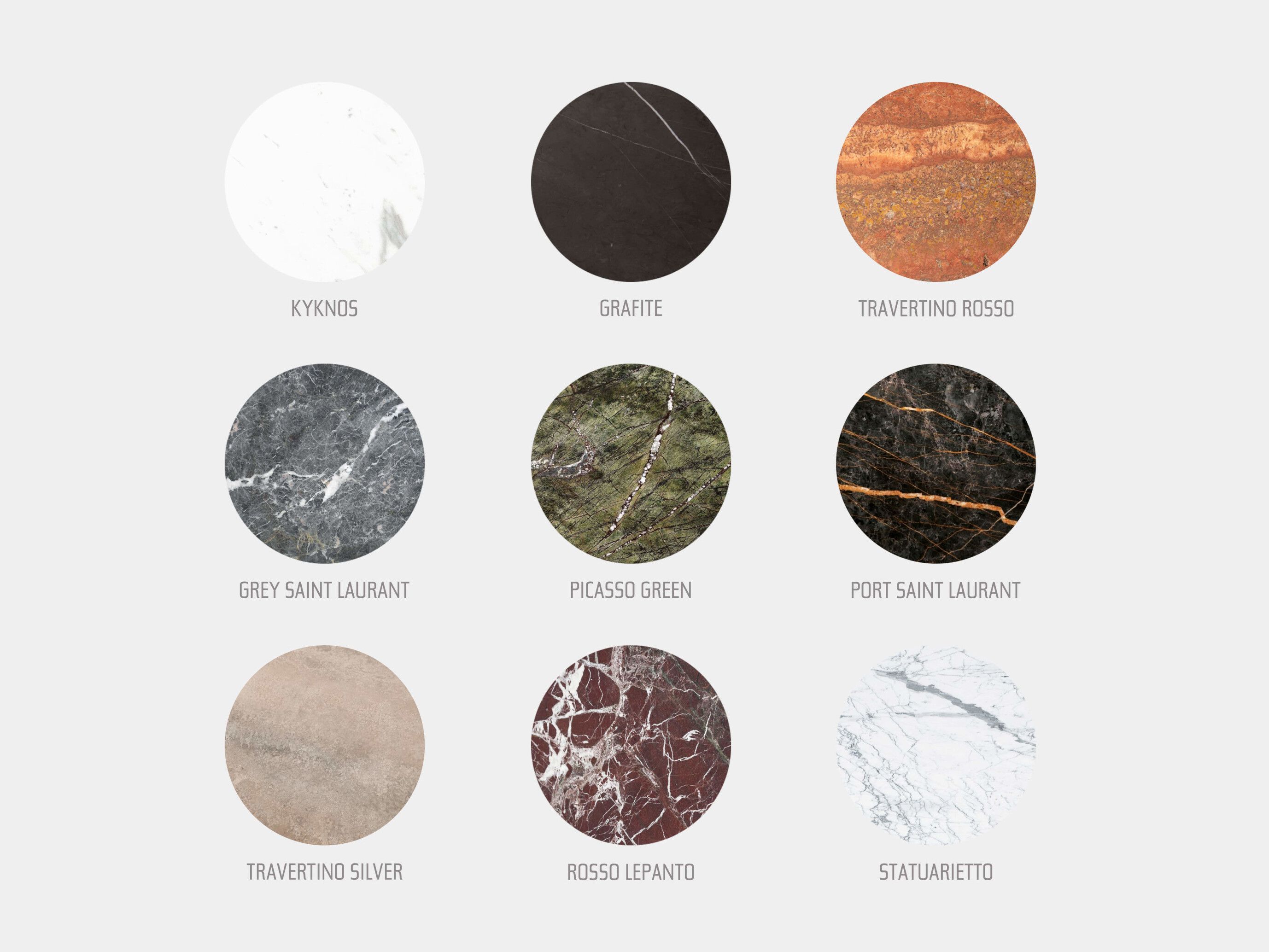 Круглый обеденный стол из натурального камня Alinea Design Objects Angelo M ARCH-00149594 - Вид №21