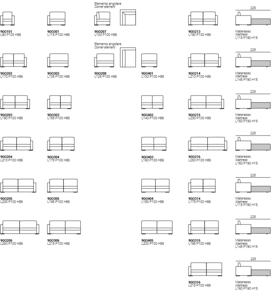 Marelli Модульный угловой диван sun-id-1357399 - Вид №8