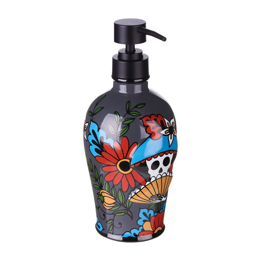 Дозатор для жидкого мыла Moroshka Los Muertos цвет серый STLM-2162951 - Вид №1