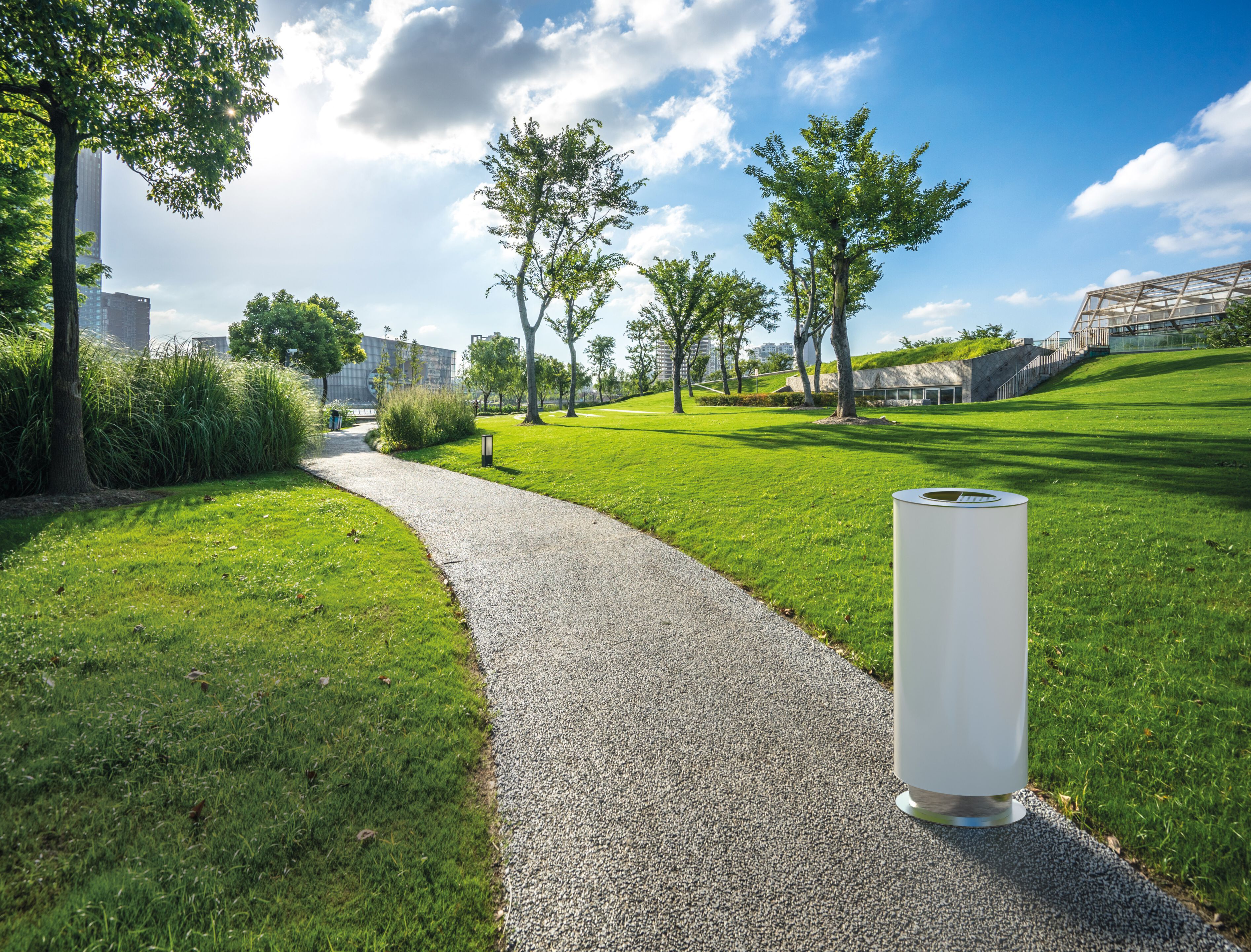 Наружная стальная стойка для мусора Studio Città TUBE ARCH-00062274 - Вид №1