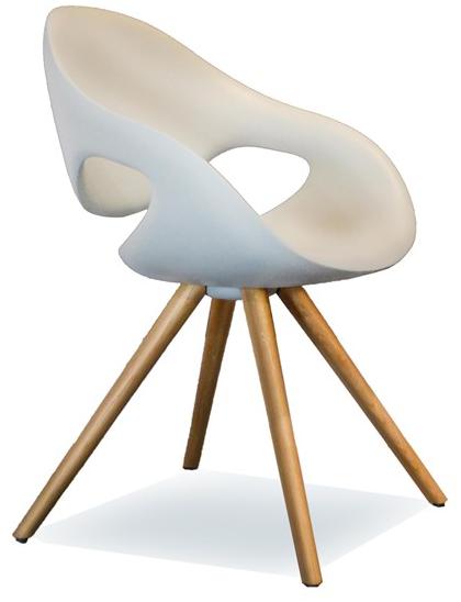 Tonon Стул из пенопласта на деревянной основе Moon 908.11 - 908.l1 - Вид №1