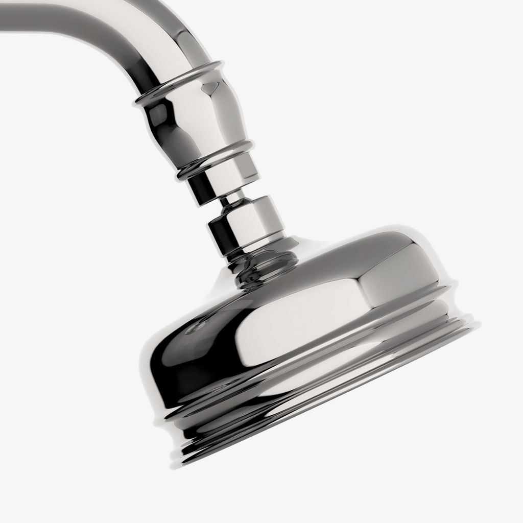 ETSH85 Настенная розетка для душа Etoile 4 1/2 ", рычаг и фланец Waterworks - Вид №1