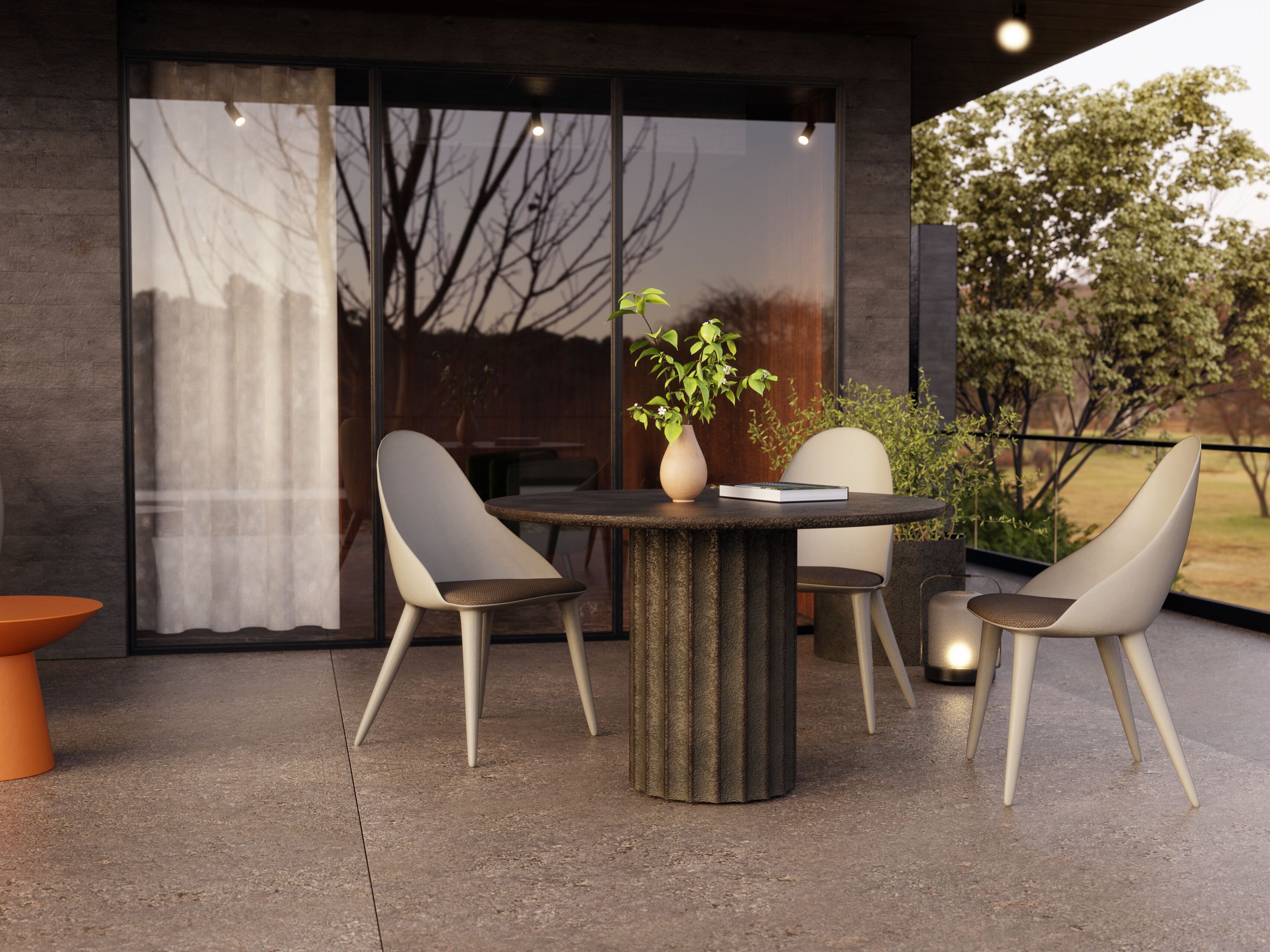 Садовый стул со встроенной подушкой GANSK MÓNACO ARCH-00116735 - Вид №8