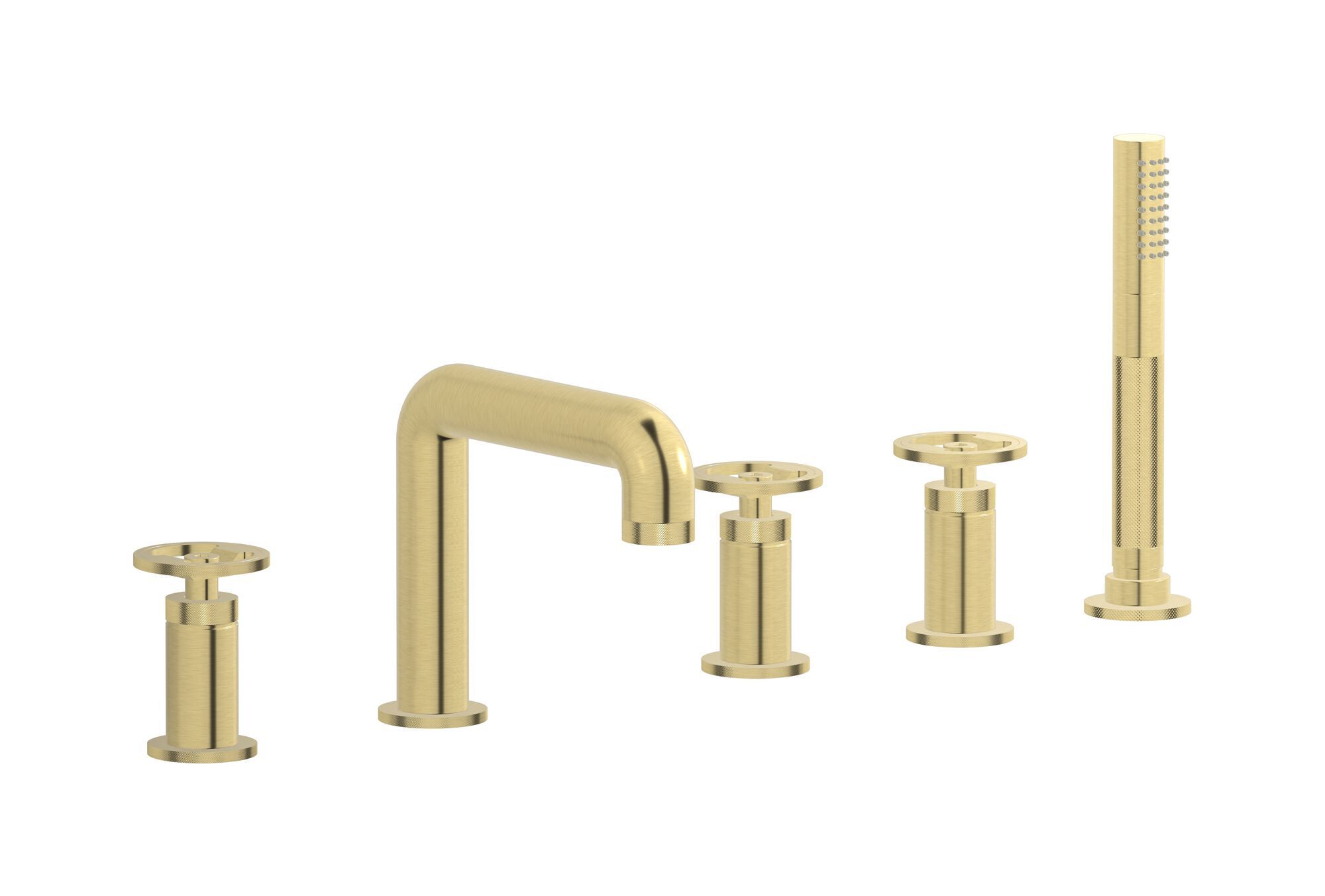 Смеситель для ванны с 5 отверстиями и ручным душем IB Bold ARCH-00114944 - Вид №10