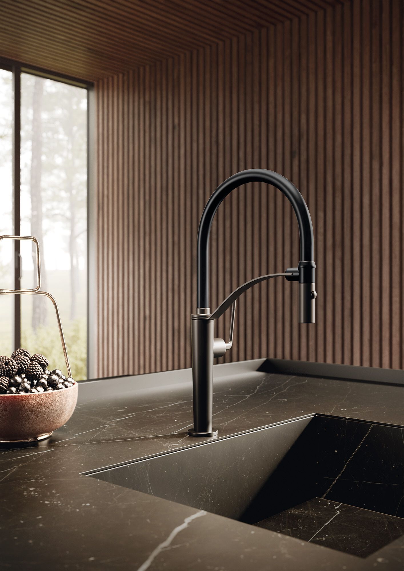 Смеситель для кухни с поворотным изливом Newform O'RAMA KITCHEN ARCH-00089632 - Вид №2