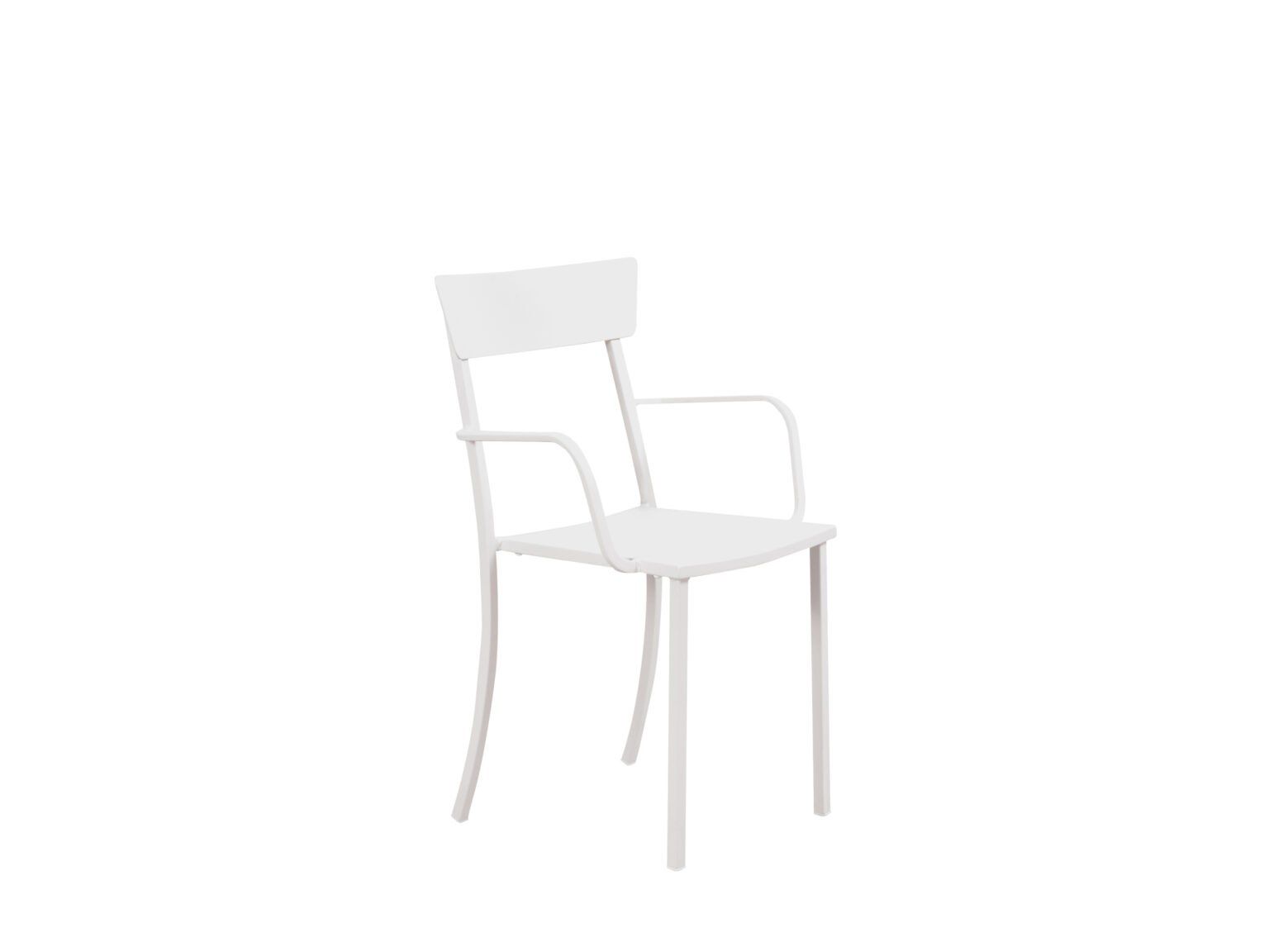 Металлический штабелируемый садовый стул с подлокотниками Vermobil Mogan ARCH-00110089 - Вид №5