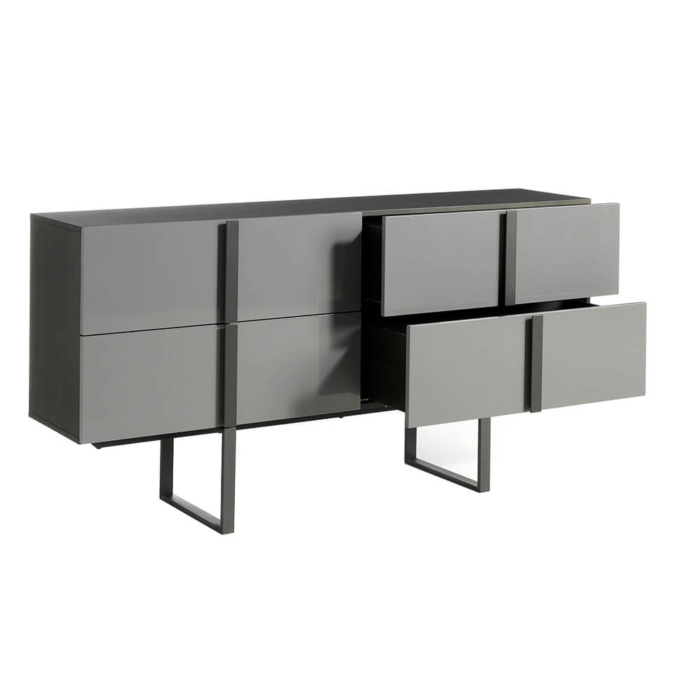 074193 Сервант -E-GRIS RAL7037 Angel Cerda CP1706  - Вид №4