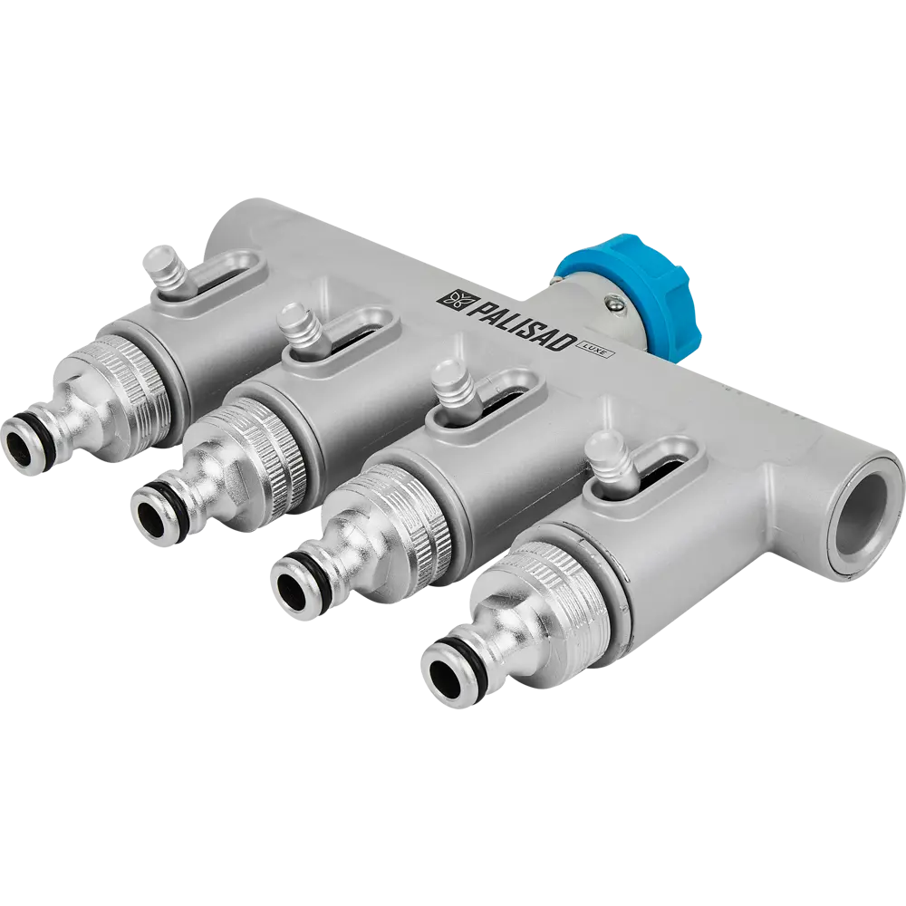 Разветвитель четырехканальный для шланга Aquacraft 3/4" PALISAD STLM-2158533 - Вид №2