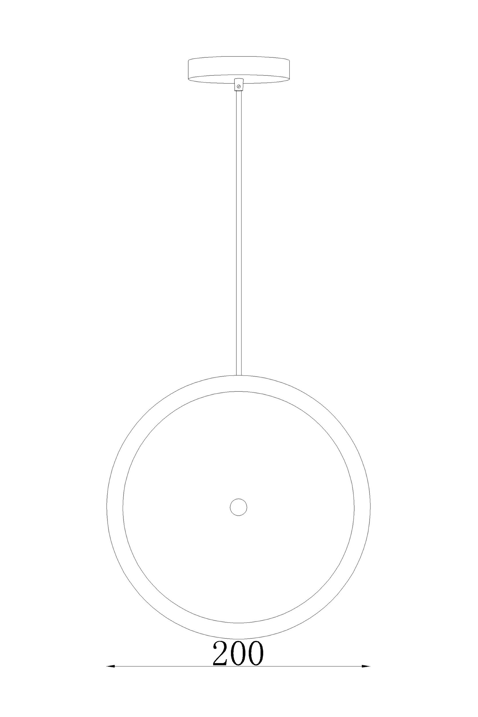 2000983200747 Подвесной светильник диаметр 20 ELECTRORETRO Time - Вид №2