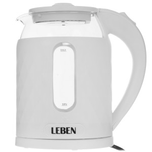 9237191 Электрочайник LEBEN 291-116 белый