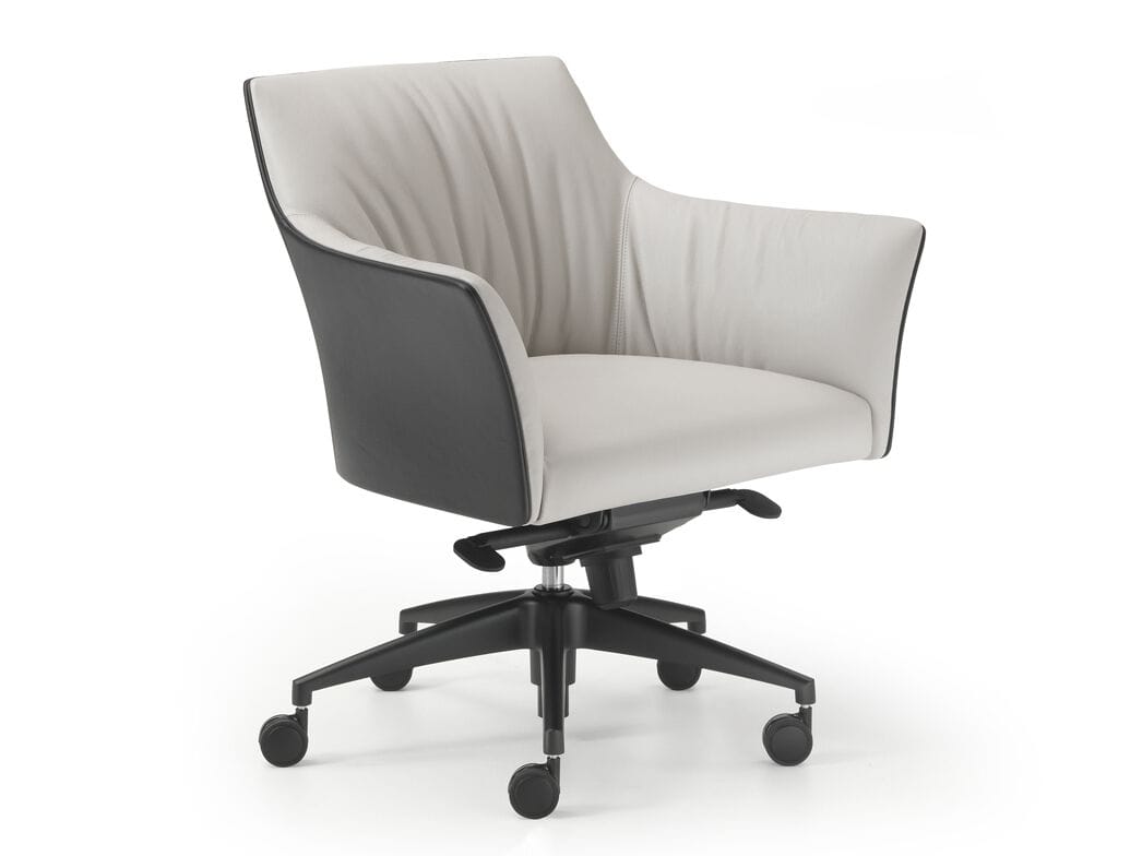 Кожаное вращающееся офисное кресло с колесами i 4 Mariani седло ARCH-00027594 - Вид №13