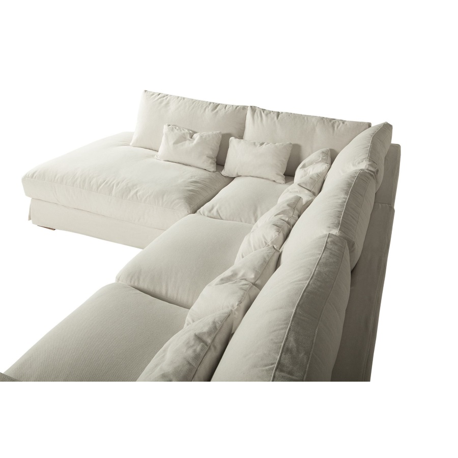 Диван угловой Heaven, левосторонний, бежевый, обивка Drom Sits S1226 - Вид №5