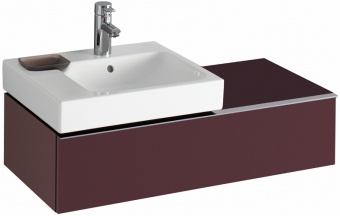 124150000 Подвесная раковина настенная прямоугольная Keramag  - Вид №2