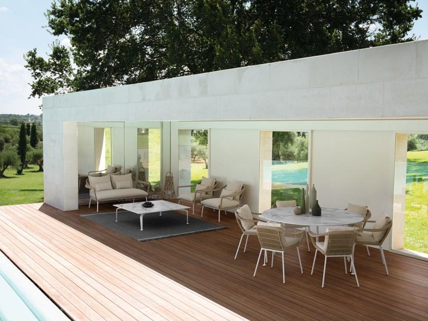 Talenti 2-местный тканевый садовый диван Cruise alu Crualulov - Вид №4