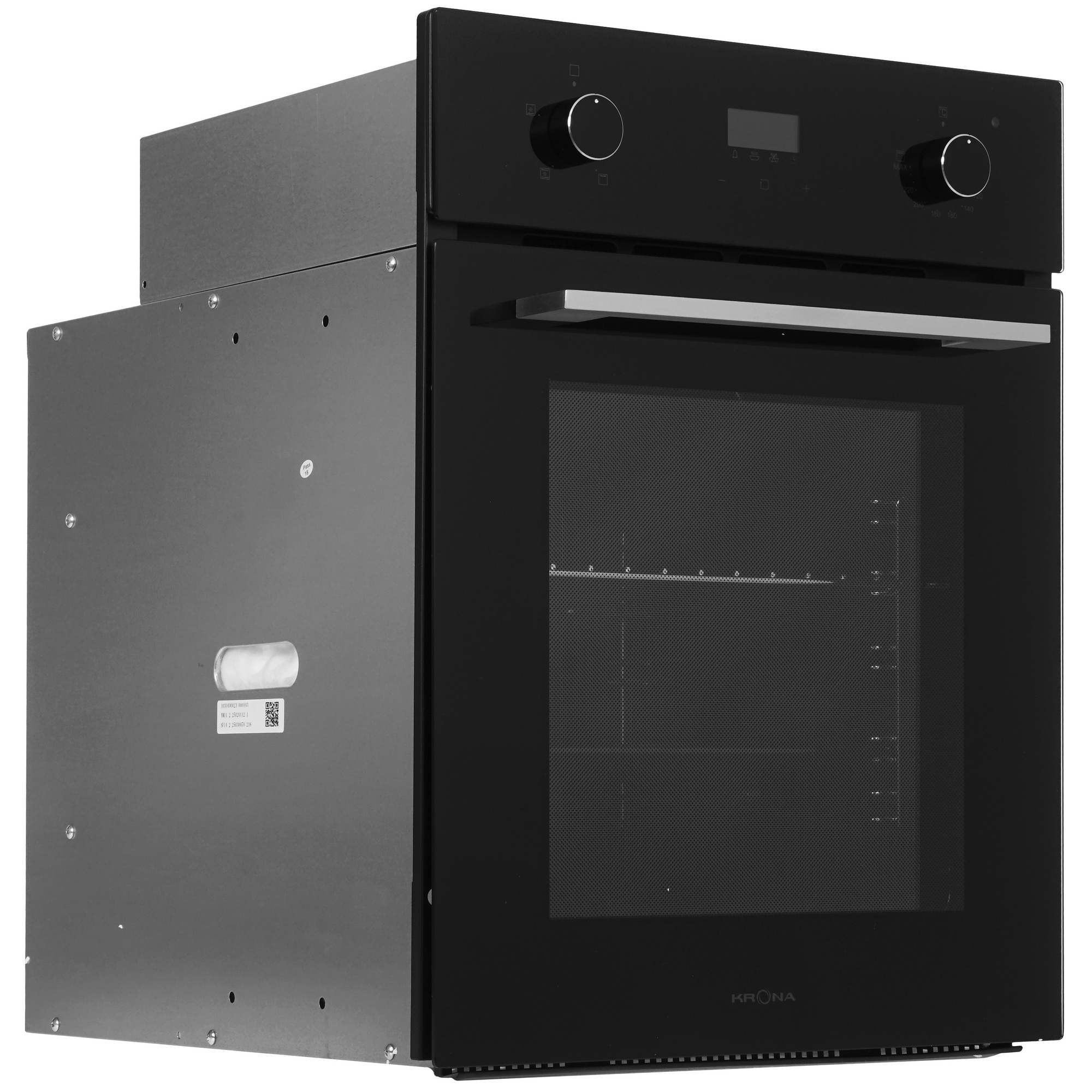 5491753 Электрический духовой шкаф KRONA LAZIO 45 BL черный KRONA1 STDN-0136720 - Вид №1