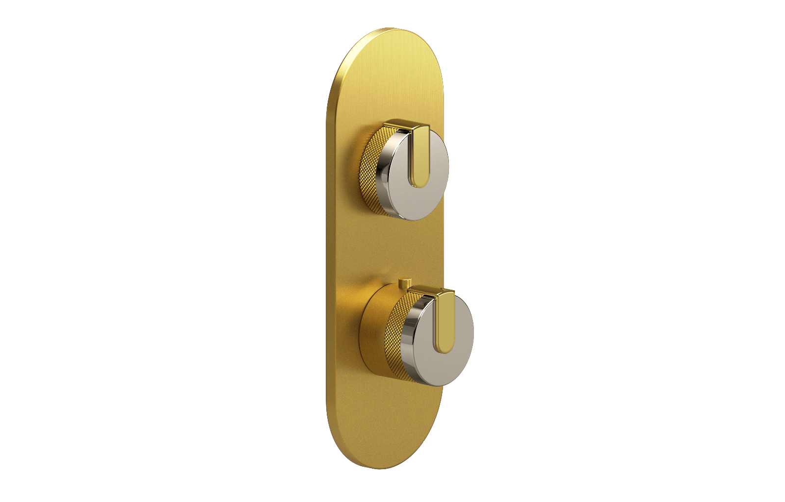 E-8026-R1PNE0-L1AU-BAU-T Планка M-Series с 2 ручками - Внешняя часть GRAFF MOD+