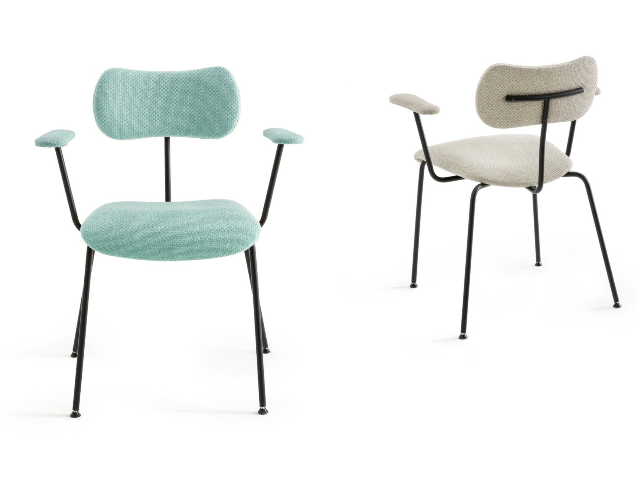 Мягкий тканевый стул с подлокотниками JOB’S Nod ARCH-00113134 - Вид №7