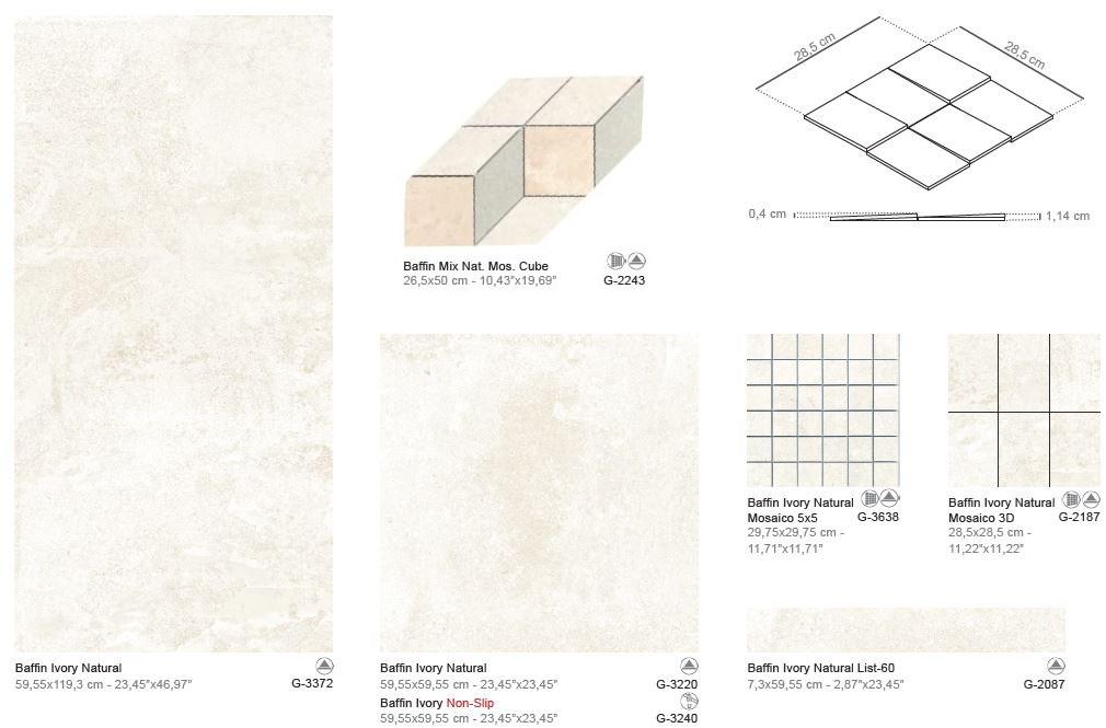 Aparici Пол из керамогранита под бетон Baffin sun-id-1464909 - Вид №4