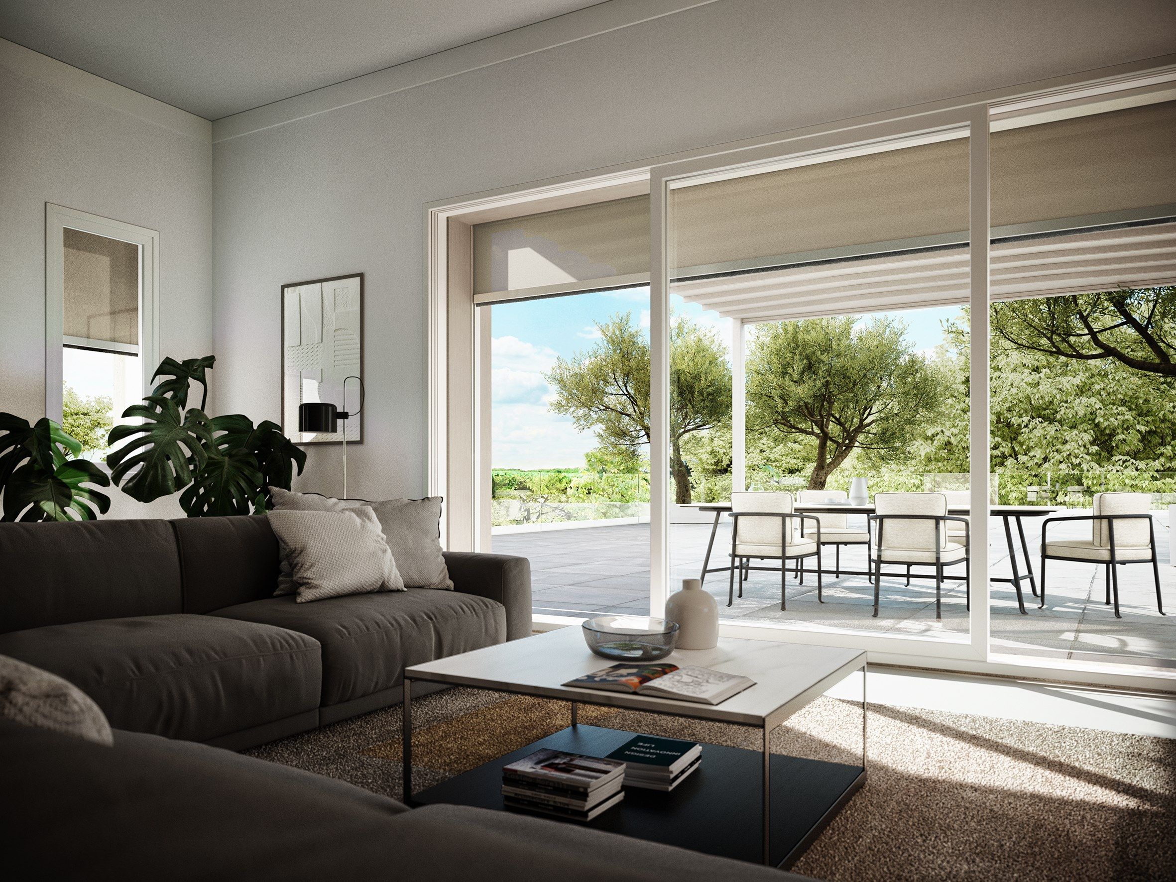 Моторизованный навес со встроенным освещением Pratic T-Project ARCH-00005457 - Вид №1