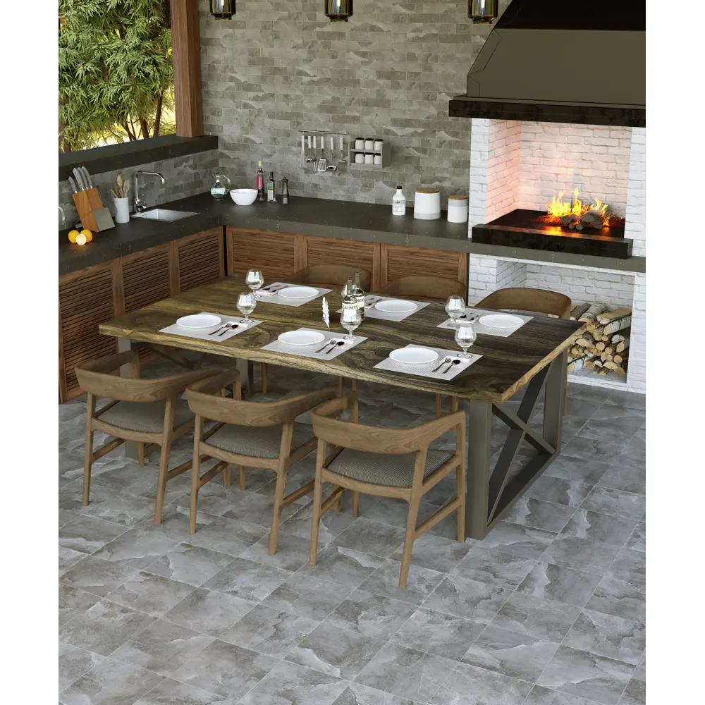 Плитка клинкерная Керамин Касл Рок 2 24.5x6.5 см 0.54 м² цвет серый Не применимо STLM-2037332 - Вид №5