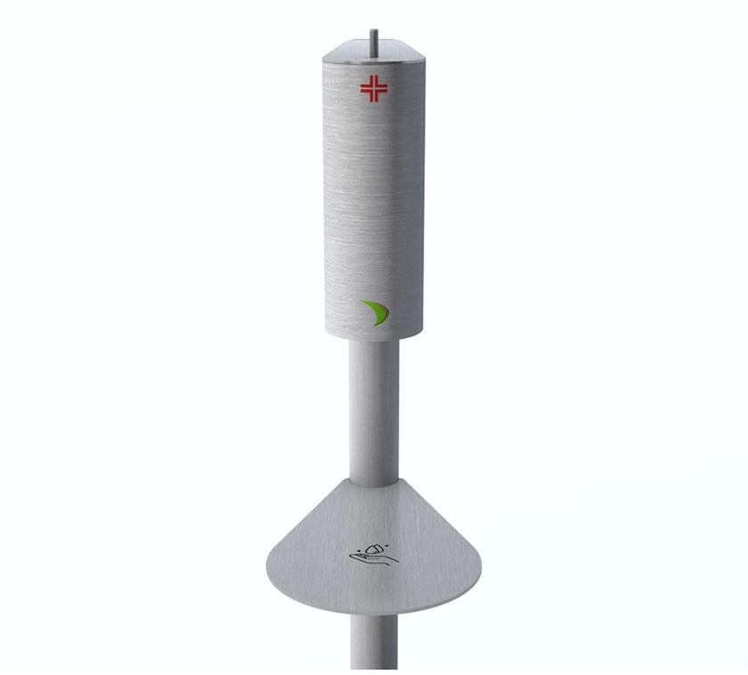 Vela Arredamenti Инфракрасный дозатор дезинфицирующего геля из металла Elite sun-id-1506389 - Вид №2