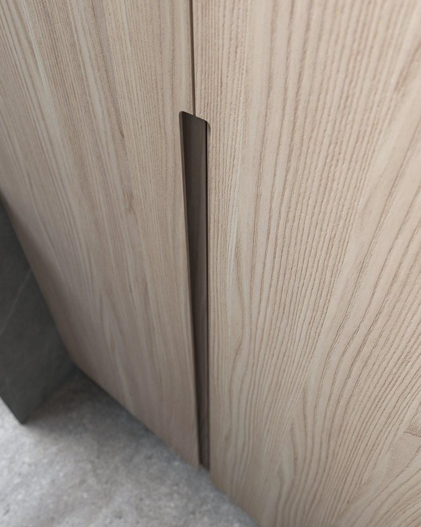 Кухня из лакированного дерева и стекла с островом Sistema 22.2 Santreyd sun-id-1398539 - Вид №10