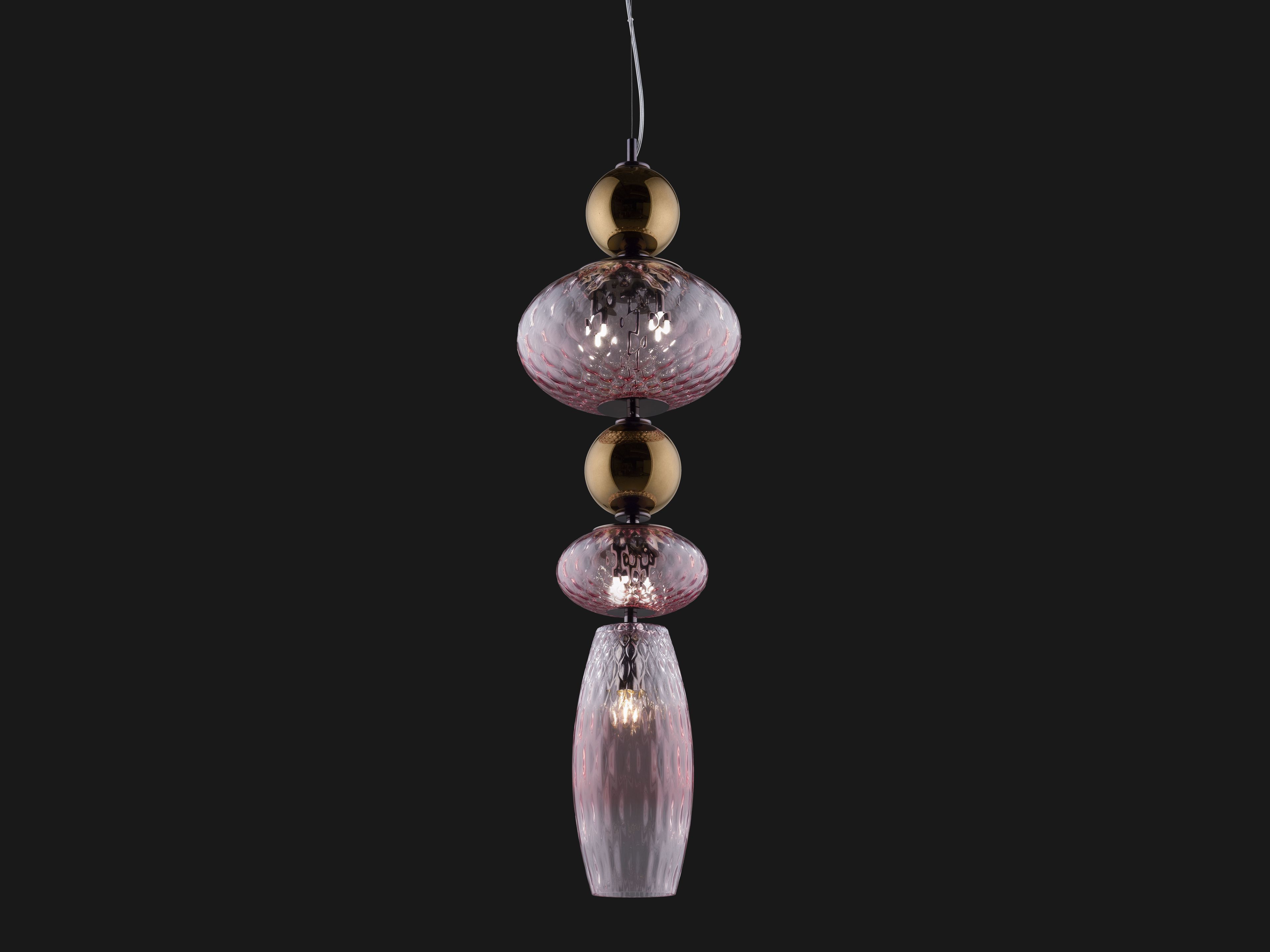 Светодиодный подвесной светильник из боросиликатного стекла Euroluce Lampadari Harmony ARCH-00021335
